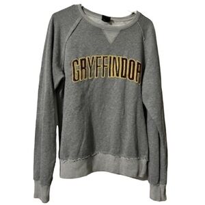 Wizarding World of Harry Potter Universal Studios Gryffindor Sweatshirt Gray M N